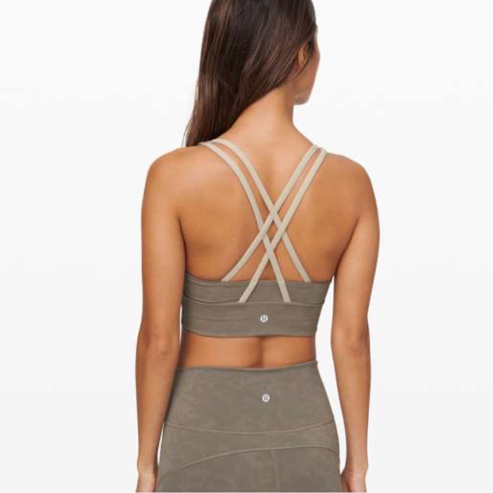 Energy Bra Long Line two toned grey size 8